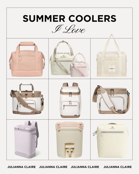 Summer coolers I am loving 🤍

Summer Essentials // Coolers // Target // Stanley Coolers // Beach Coolers // Poolside Coolers // Summer Must Haves // Summer Favorites 