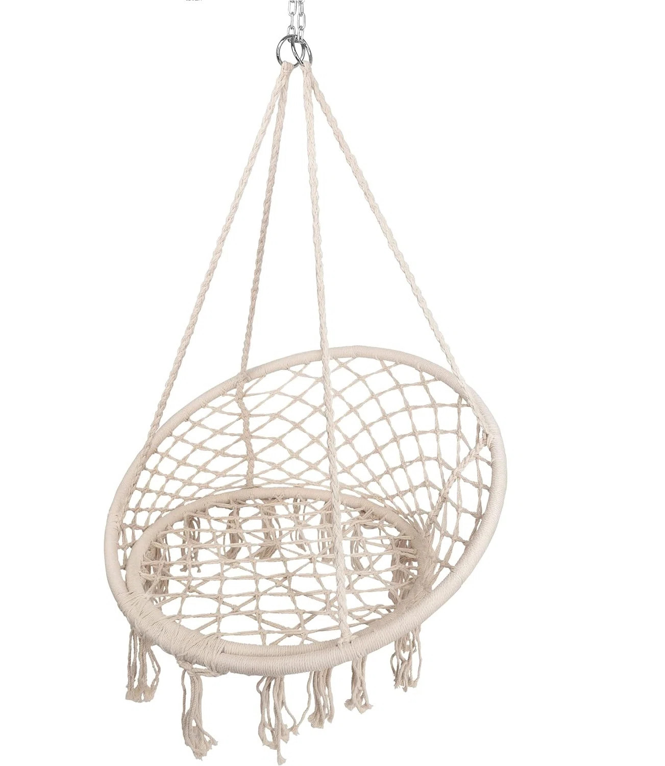 Claes Hammock Chair Macrame Swing Chair for Indoor and Outdoor Use | Wayfair North America