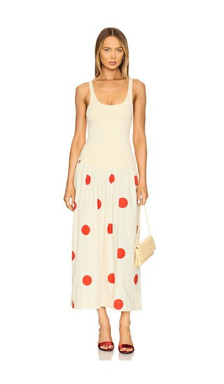 Stretch Singlet Midi Dress in Spot Check | Revolve Clothing (Global)