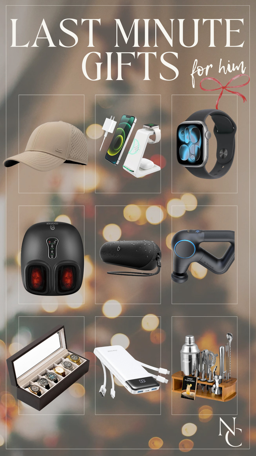 Last minute gift ideas that will still arrive in time for Christmas!  Shop my faves here!

Nicole Colee, Amazon, Christmas Gifts, gifts for him, melin, hostess gifts, watch holder, charger 

 #LTKGiftGuide #LTKHoliday #LTKSeasonal