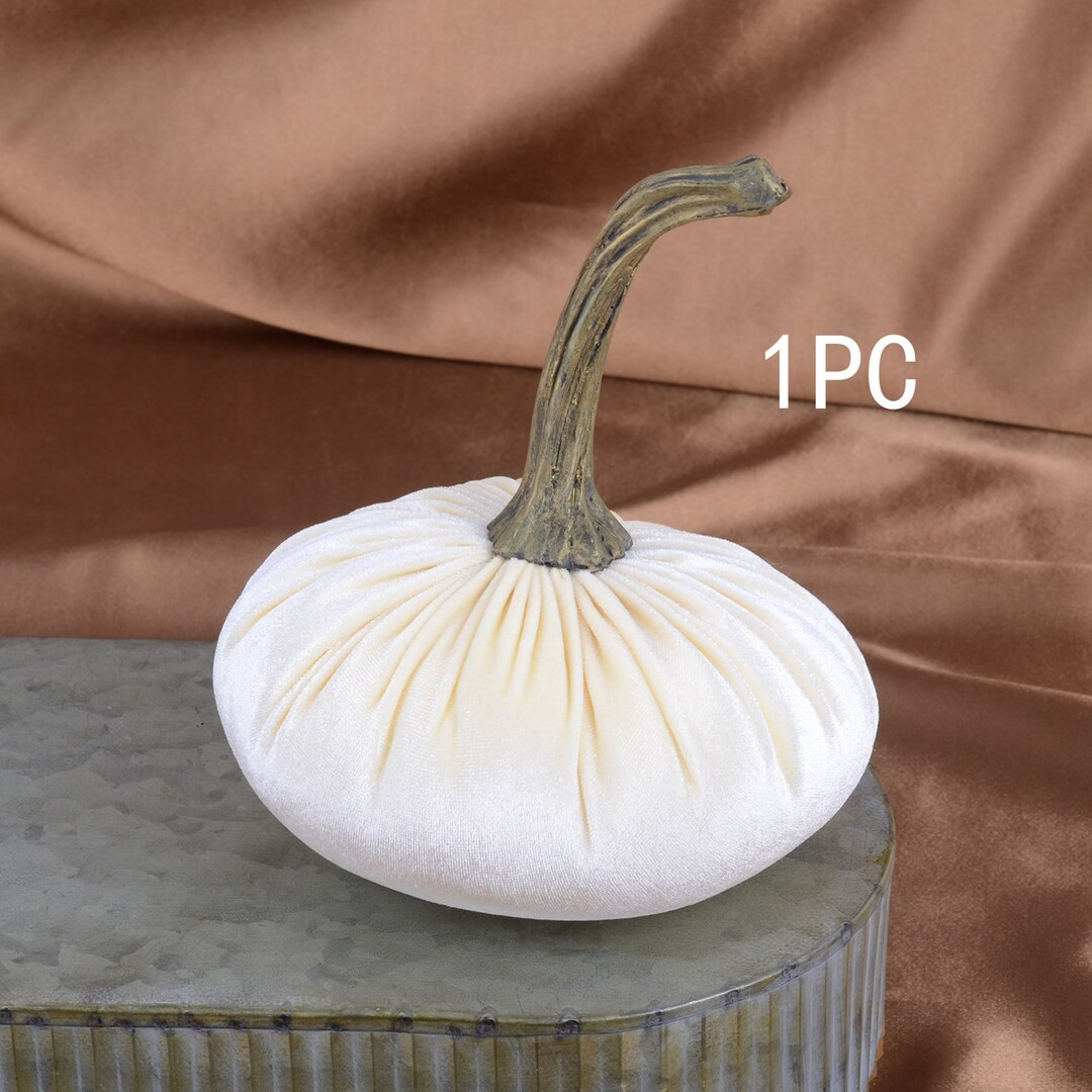 cream velvet pumpkins,velvet pumpkin,wedding decoration,home decor,chic decor,autumn decorations,... | Etsy (CAD)