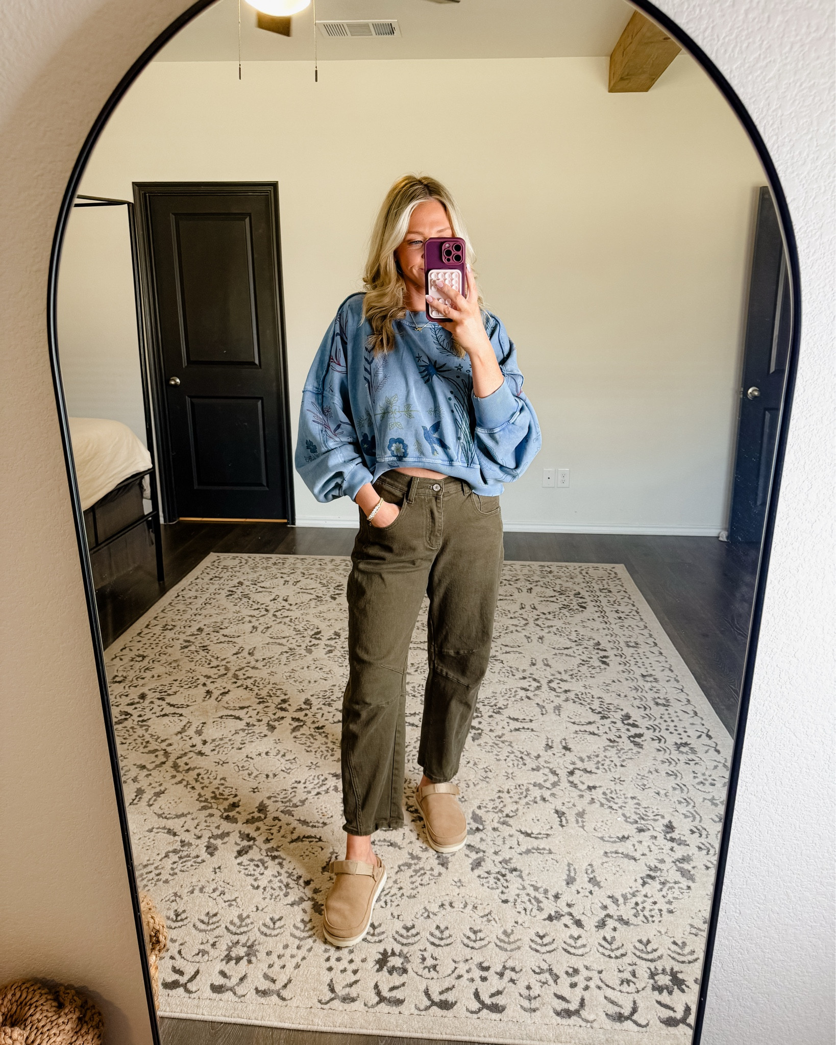 OOTD as a SAHM 💙 love these jeans from Amazon! Wearing a size M 

#LTKootd #LTKmomlife