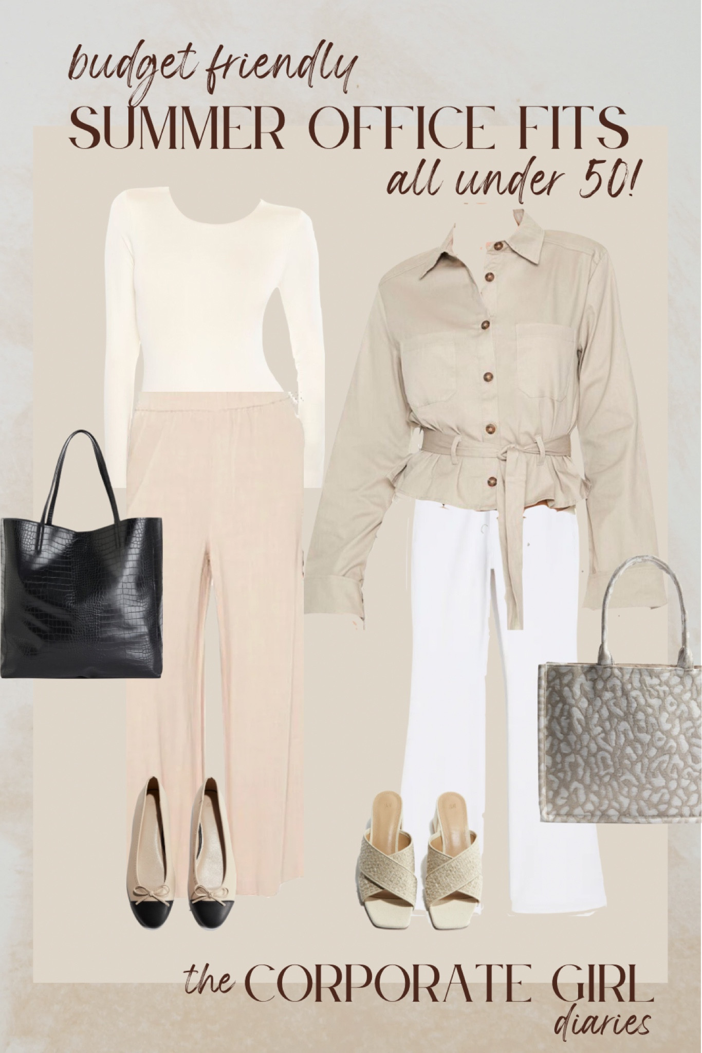 Affordable Summer Work Outfits Under $50: Stylish, Budget-Friendly, Office-Ready Looks

#LTKWorkwear #LTKFindsUnder100 #LTKItBag