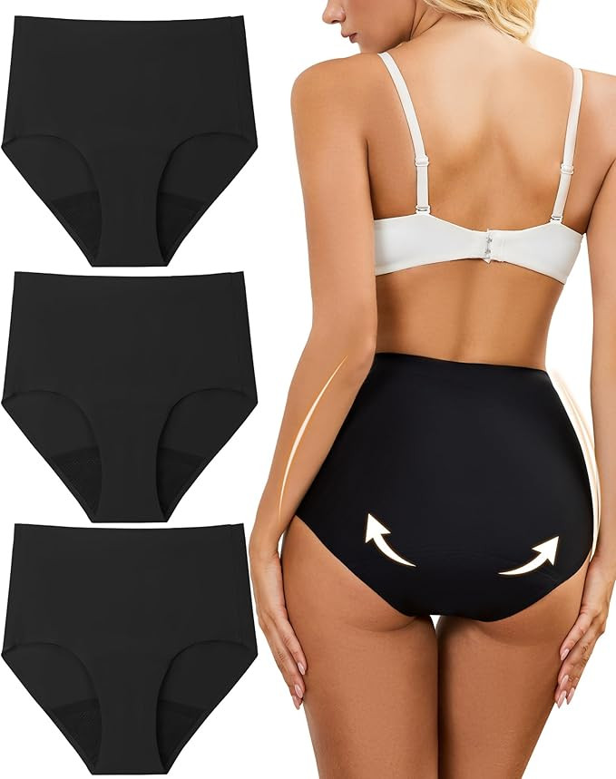 Period Underwear for Women High-Waist, Leakproof Reusable Panties for Heavy Flow & Bladder Leak I... | Amazon (US)