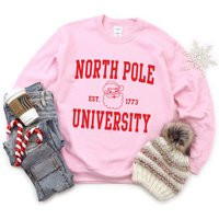 North Pole University Sweatshirt, Sweater, Shirt, Apparel, T-Shirt | Etsy (US)