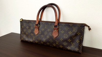 Auth. Louis Vuitton Monogram Sack Triangle M51450 Handbag Free Shipping arigatou | eBay US