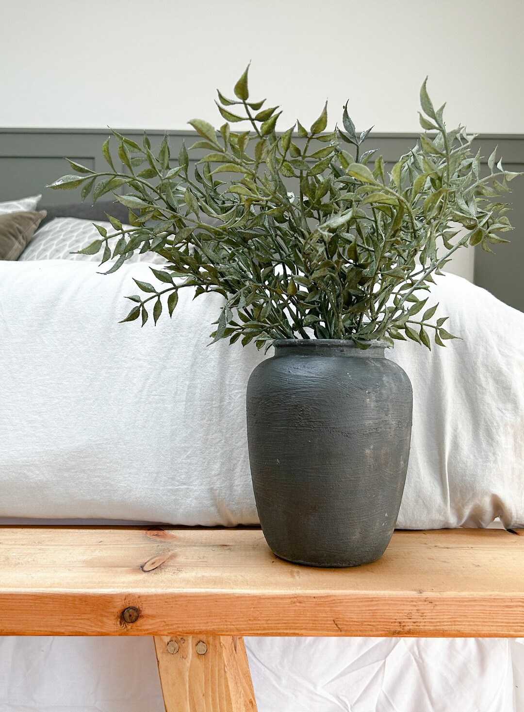 Matte Black Textured Pot Artisanal Vase Organic Black Pot - Etsy Canada | Etsy (CAD)