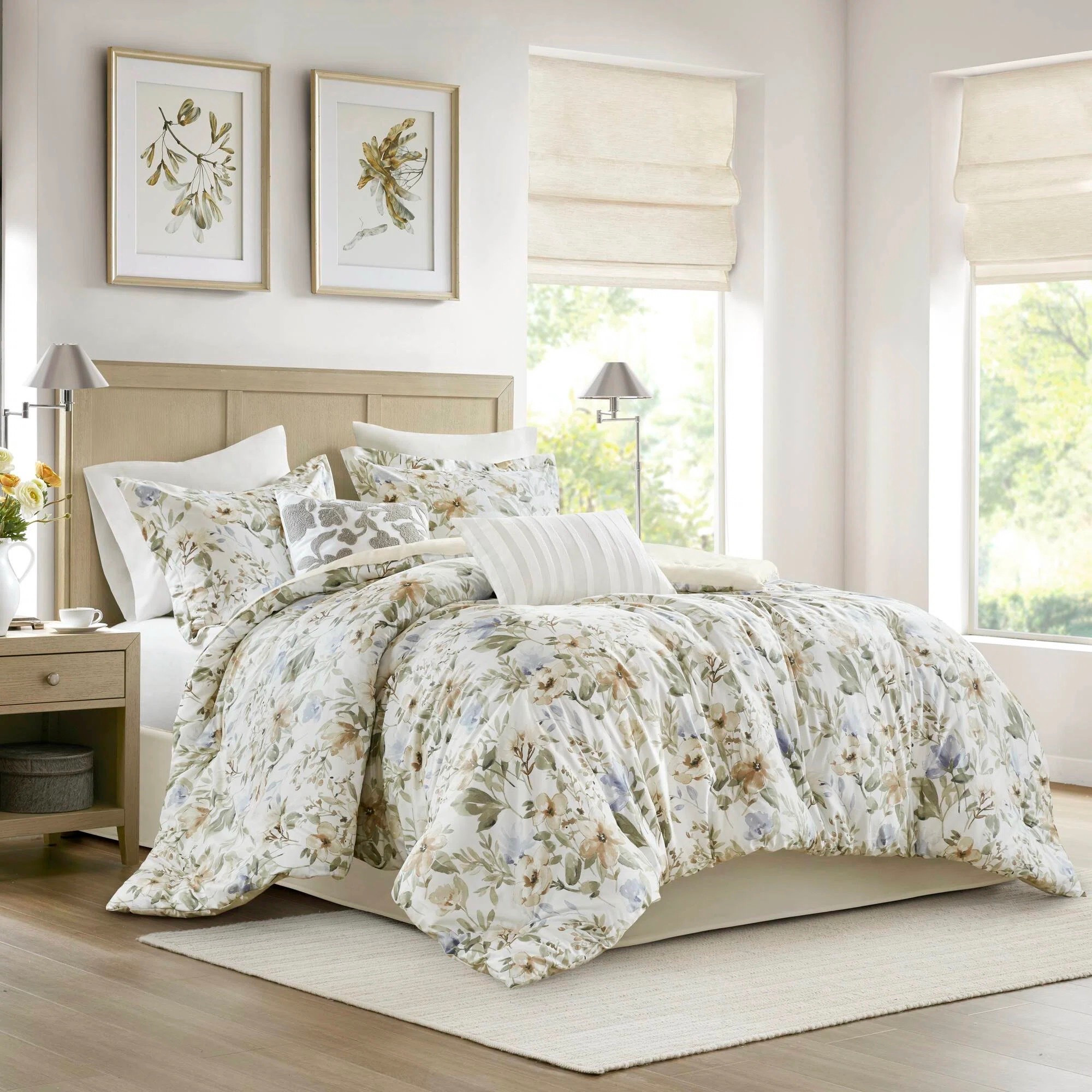 Refresh your guest room, bedroom, or suite with the Herbal 6 Piece Cotton Sateen Print Oversized Comforter Set. This comforter set is ON SALE and under $200.

Keywords: Bedroom set, bedroom comforter, bedding, bedding set, bedroom refresh, spring bedroom refresh, summer bedroom refresh, home refresh 

#LTKHome #LTKSeasonal #LTKSaleAlert