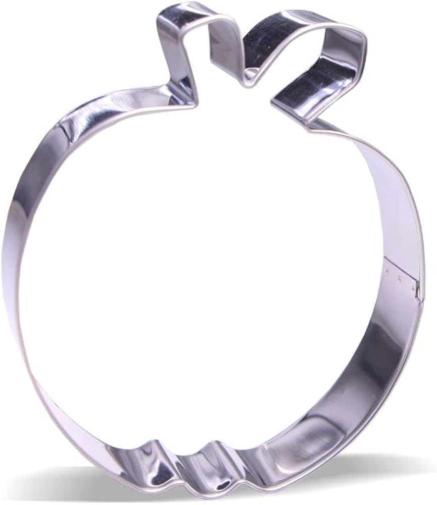 4.25 inch Apple Cookie Cutter - Stainless Steel | Amazon (US)
