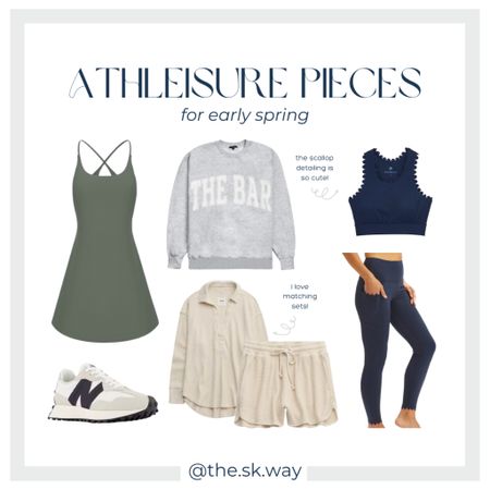 some great athleisure pieces for early spring! 

#atheleisure #matchingsets #workoutclothes #activewear #loungewear #halara #exercisedress #thebar #renwick #newbalance #newbalance327 #aerie 

#LTKstyletip #LTKfitness #LTKSeasonal