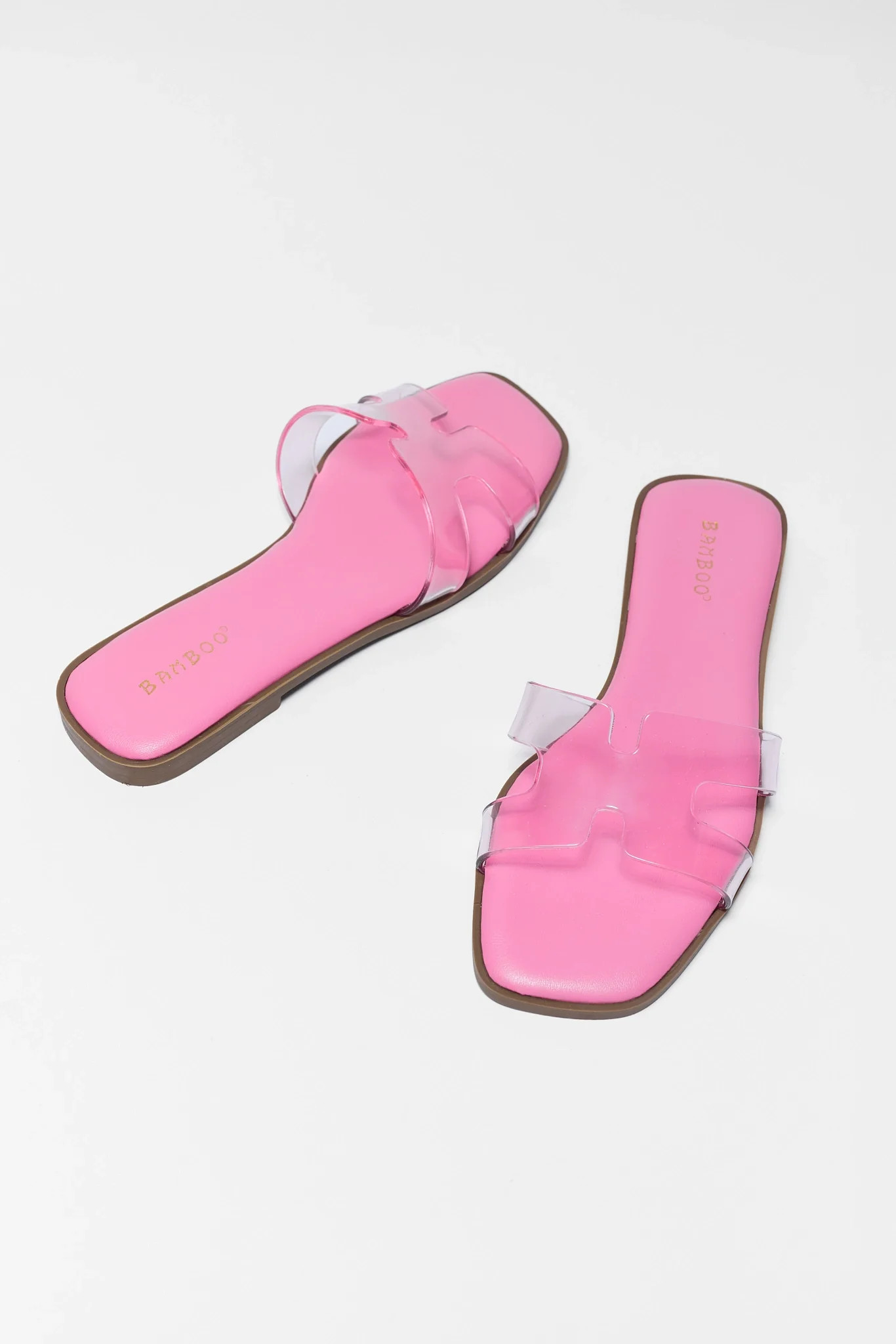 Pink Jelly Slip On Sandals | Avara