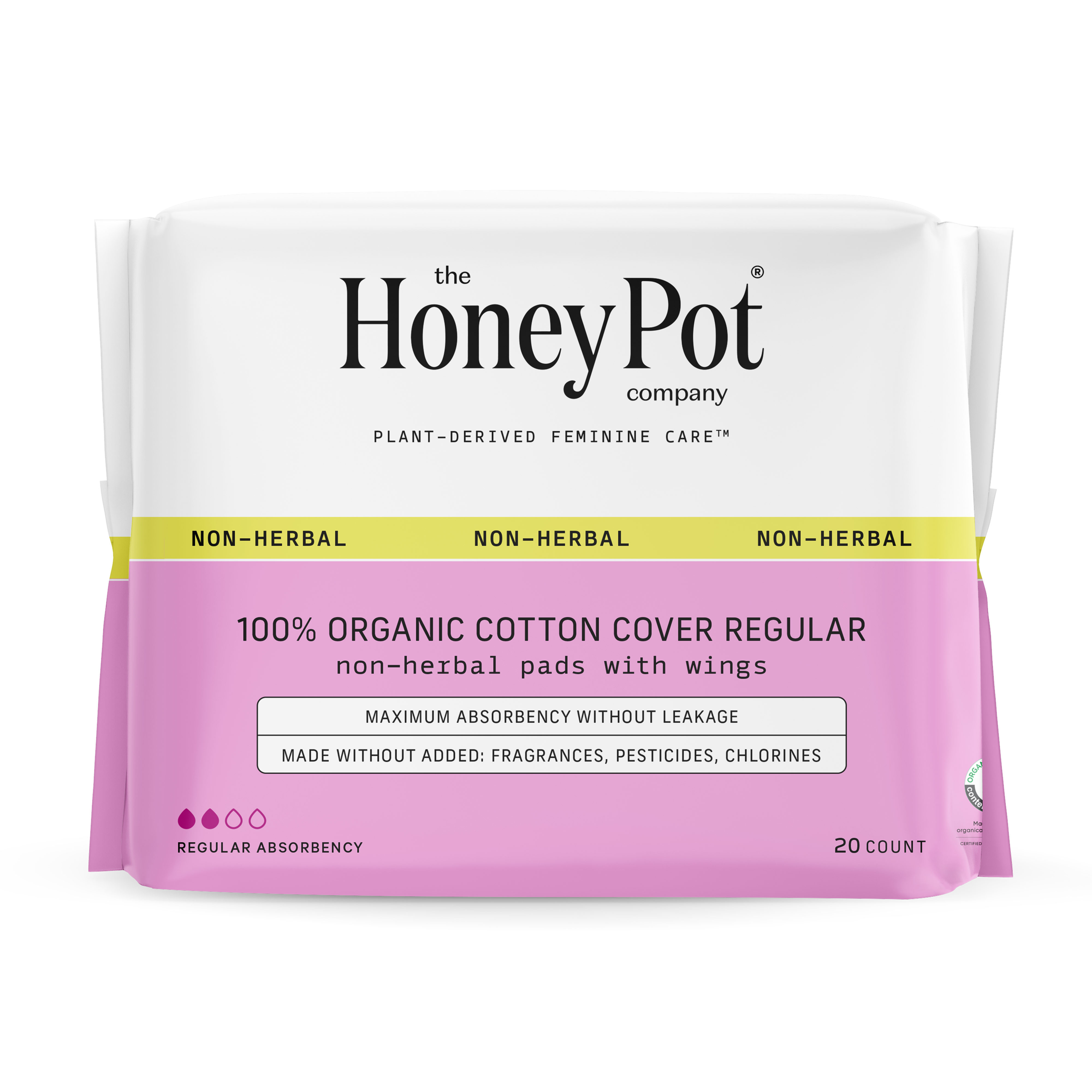 The Honeypot Company 100% Organic Cotton Cover Pads | Grove