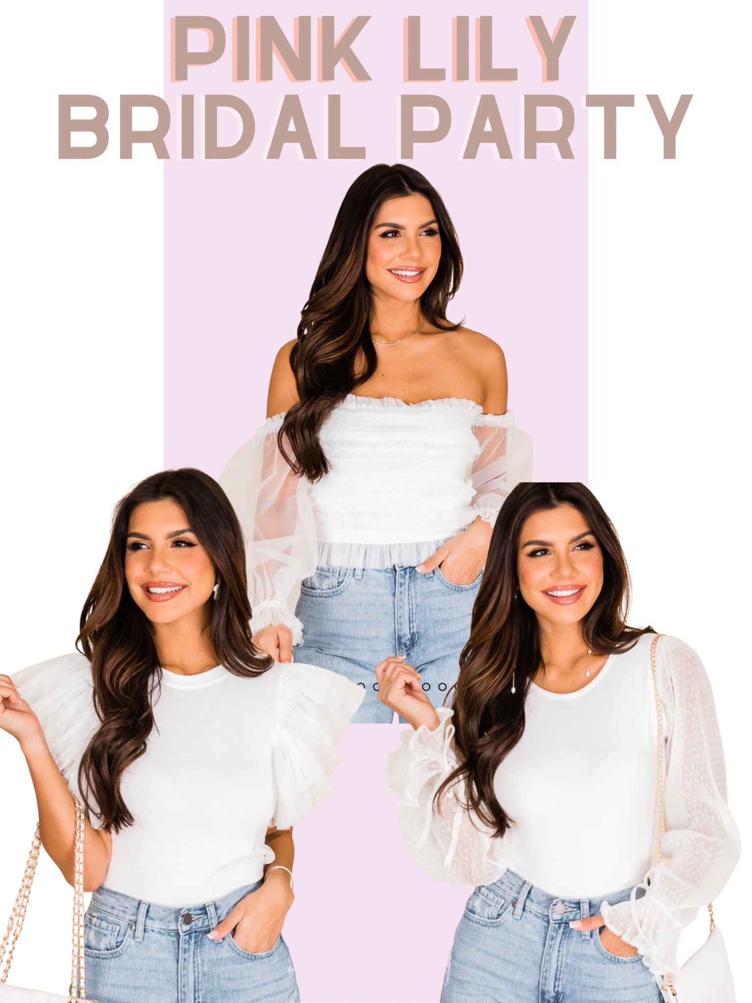 Pink lily, bridal party, bridal shower, puff sleeve, blouse, short sleeve, long sleeve, ruffles, full sleeve, frilly

#LTKtravel #LTKstyletip #LTKwedding