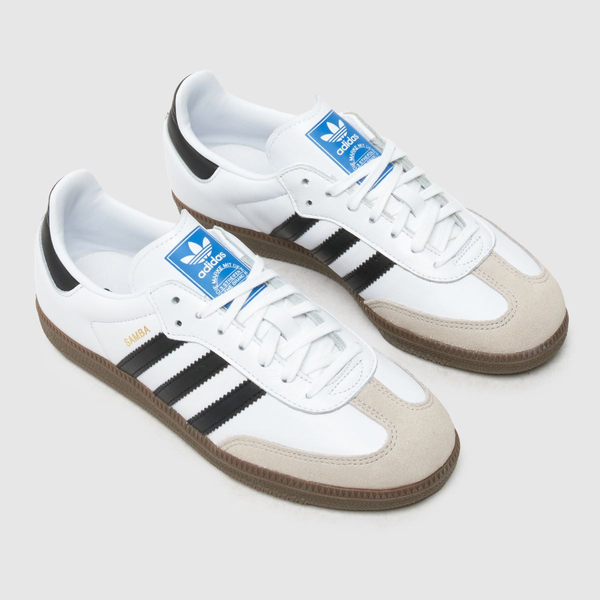 Kids Youth White & Black adidas Samba OG Trainers | schuh | Schuh