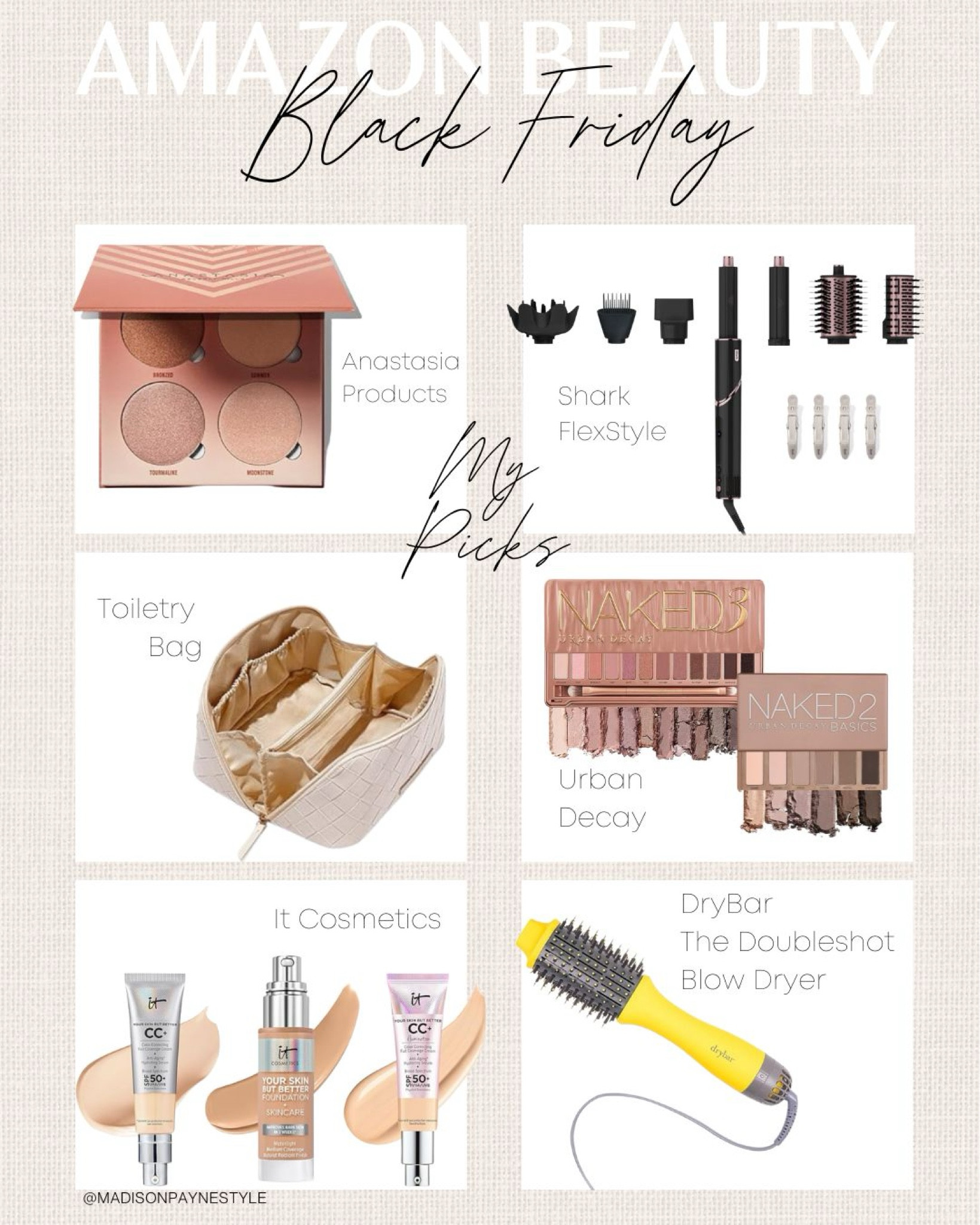 AMAZON BLACK FRIDAY DEALS ✨ Beauty sale finds at Amazon 

Black Friday Sale, Black Friday Deals, Amazon Sale, Amazon Deals, Beauty Sale, Beauty Deals, Amazon Beauty, Madison Payne

#LTKsalealert #LTKCyberWeek #LTKSeasonal