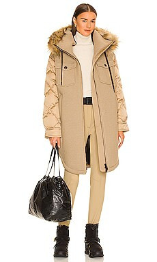 Goldbergh Cover Faux Fur Jacket in Desert from Revolve.com | Revolve Clothing (Global)