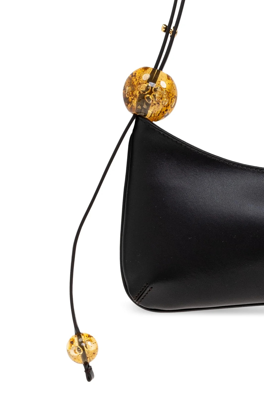 Jacquemus Bisou Perle Logo Plaque Shoulder Bag | Cettire Global