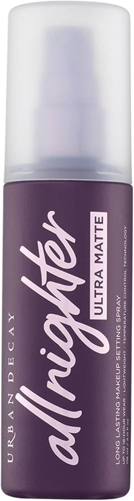 Urban Decay All Nighter Ultra Matte Setting Spray - Makeup Finishing Spray - Lasts Up To 16 Hours... | Amazon (US)