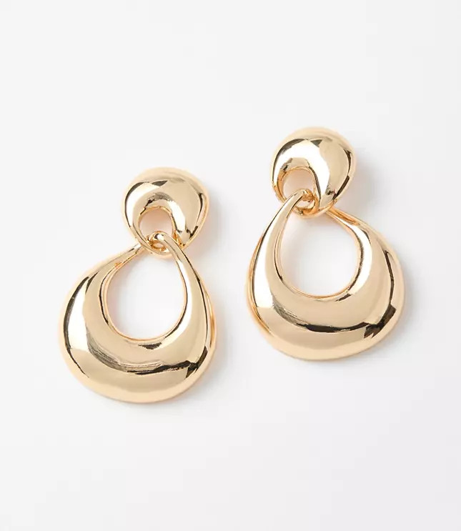 Molded Chunky Hoop Earrings | LOFT