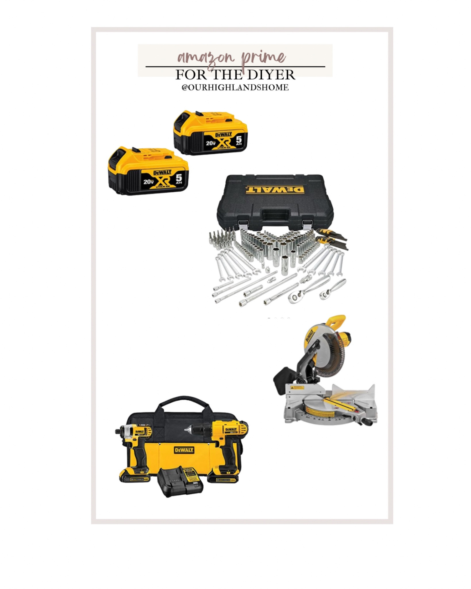 amazon prime deals for the diyer. dewalt tools 

#LTKsalealert #LTKunder100 #LTKhome