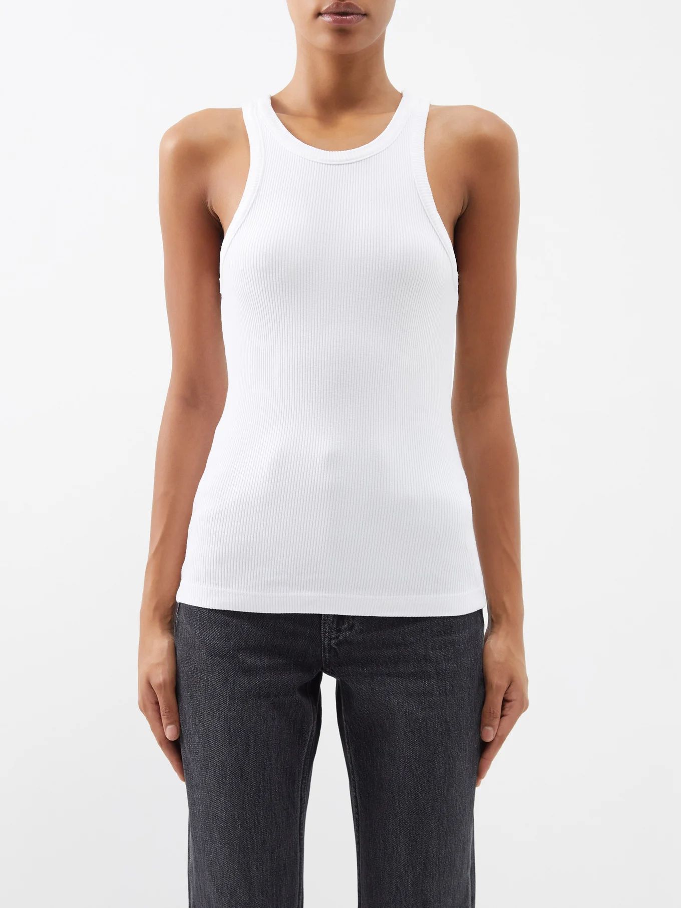 Bailey ribbed tank top | Agolde | Matches (UK)