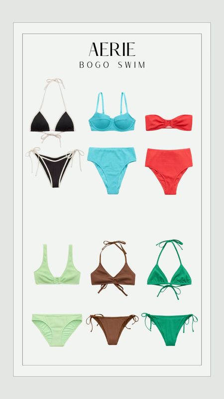 Buy one get one free at aerie! 

Summer | spring | bikini | trending 

#LTKfindsunder50 #LTKsalealert #LTKSpringSale