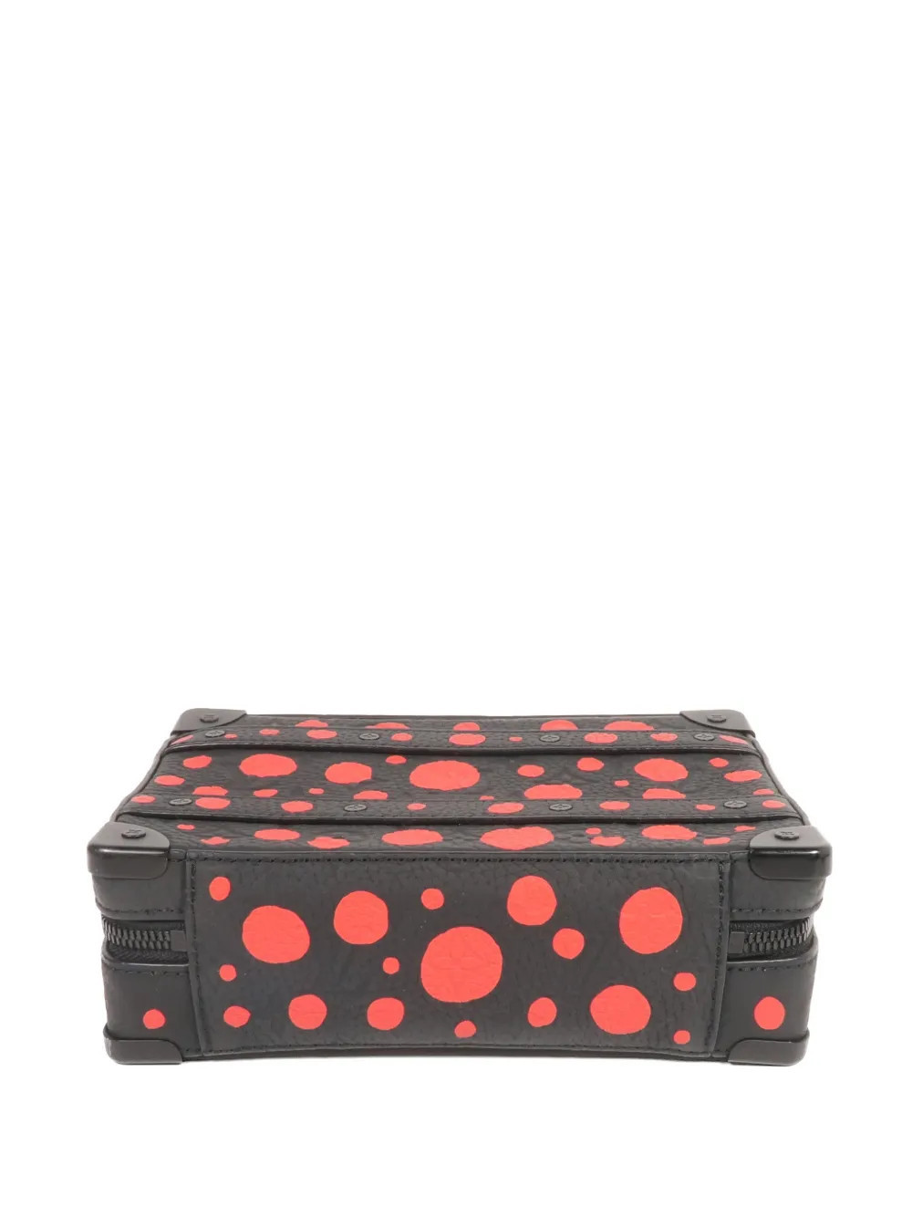 Louis Vuitton Pre-Owned x Yayoi Kusama Soft Trunk tote bag - Black | Farfetch Global