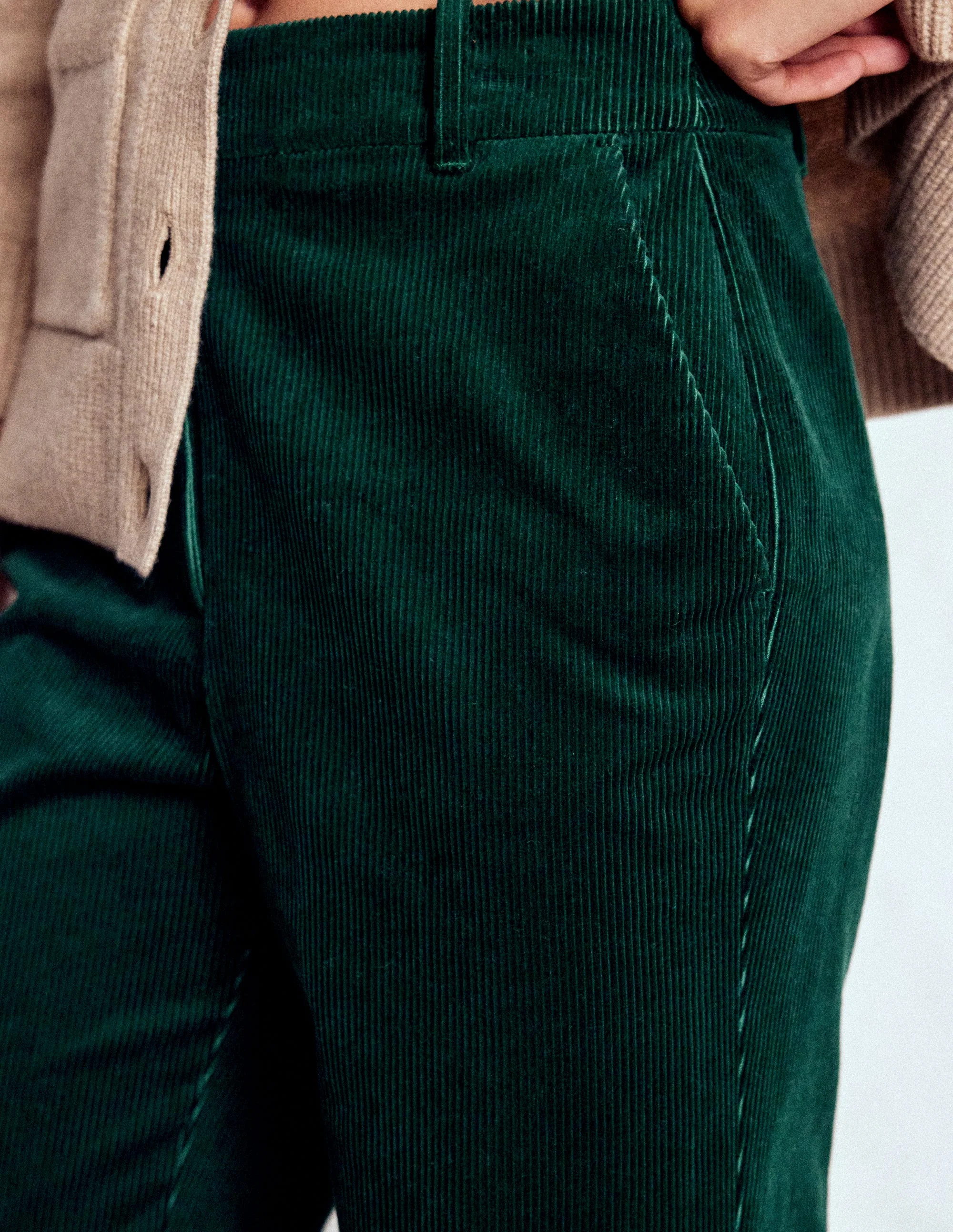 Canonbury Cord Pants-Emerald Night | Boden (US)
