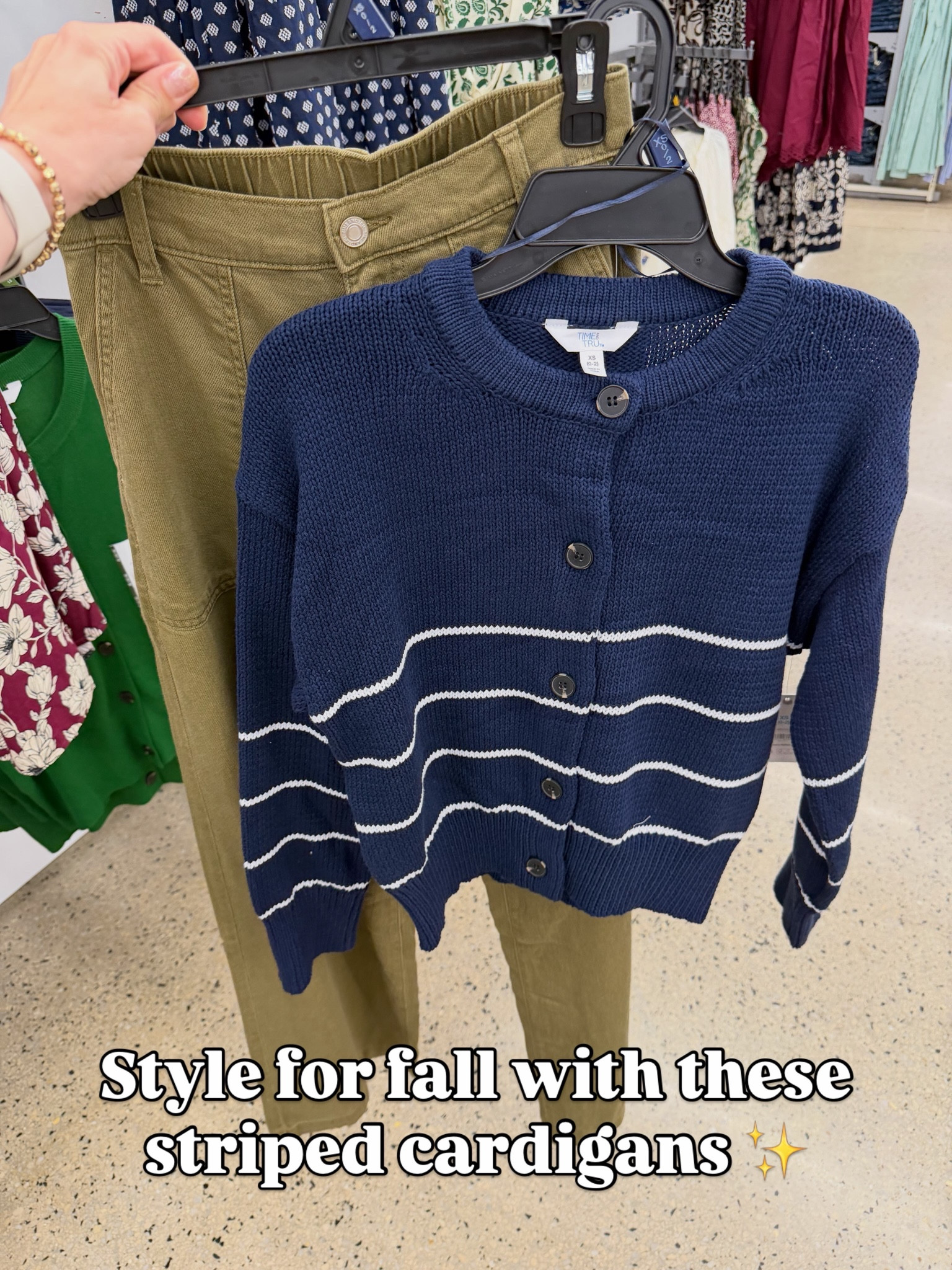 Walmart cotton cardigan and new wide leg pants. #walmartfashion