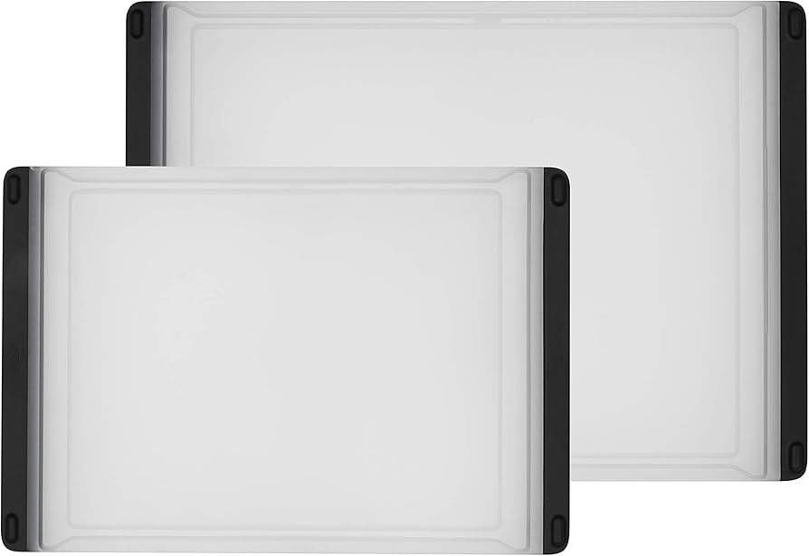 OXO Good Grips 2-Piece Plastic Cutting Board Set (Pack of 1),Clear | Amazon (US)