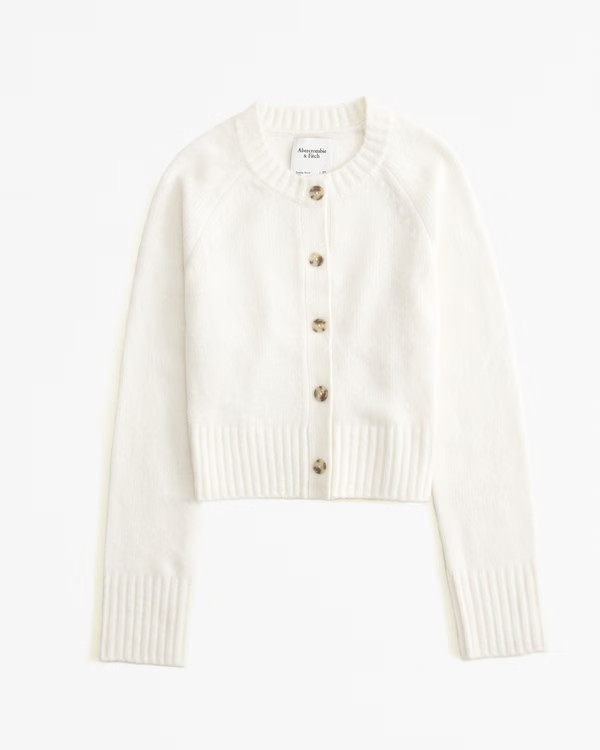 Crew Button-Up Cardigan | Abercrombie & Fitch (US)