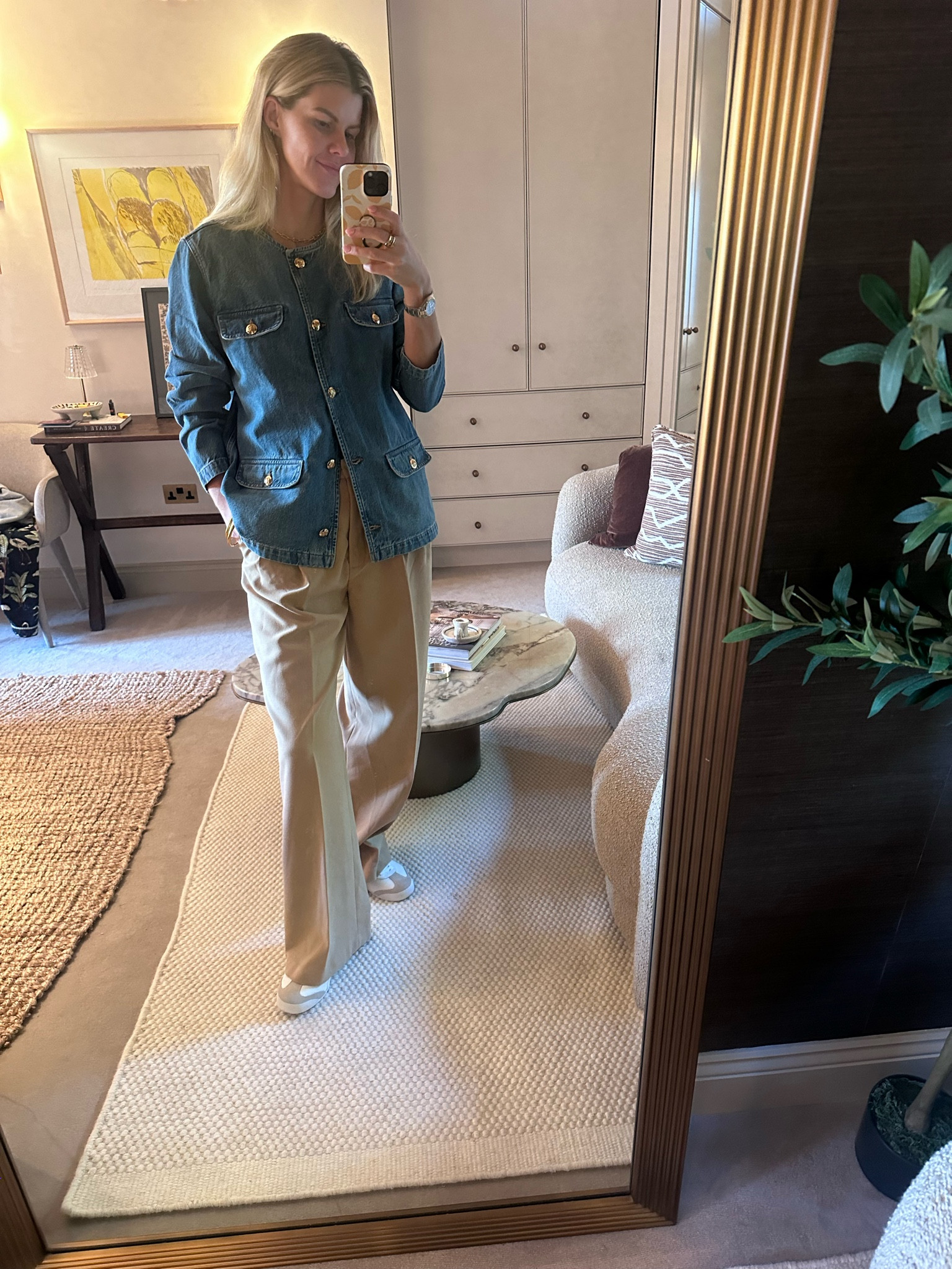 Denim jacket work wear 

#LTKautumn #LTKireland #LTKworkwear