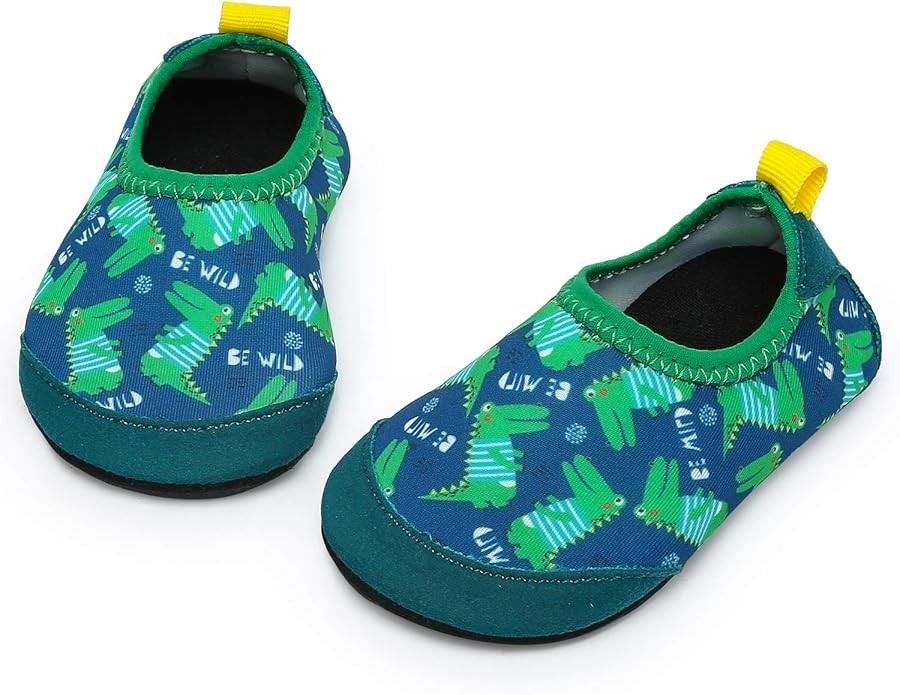 Baby Boys and Girls Swim Water Shoes Barefoot Aqua Socks Non-Slip for Beach Pool Toddler Kids | Amazon (US)