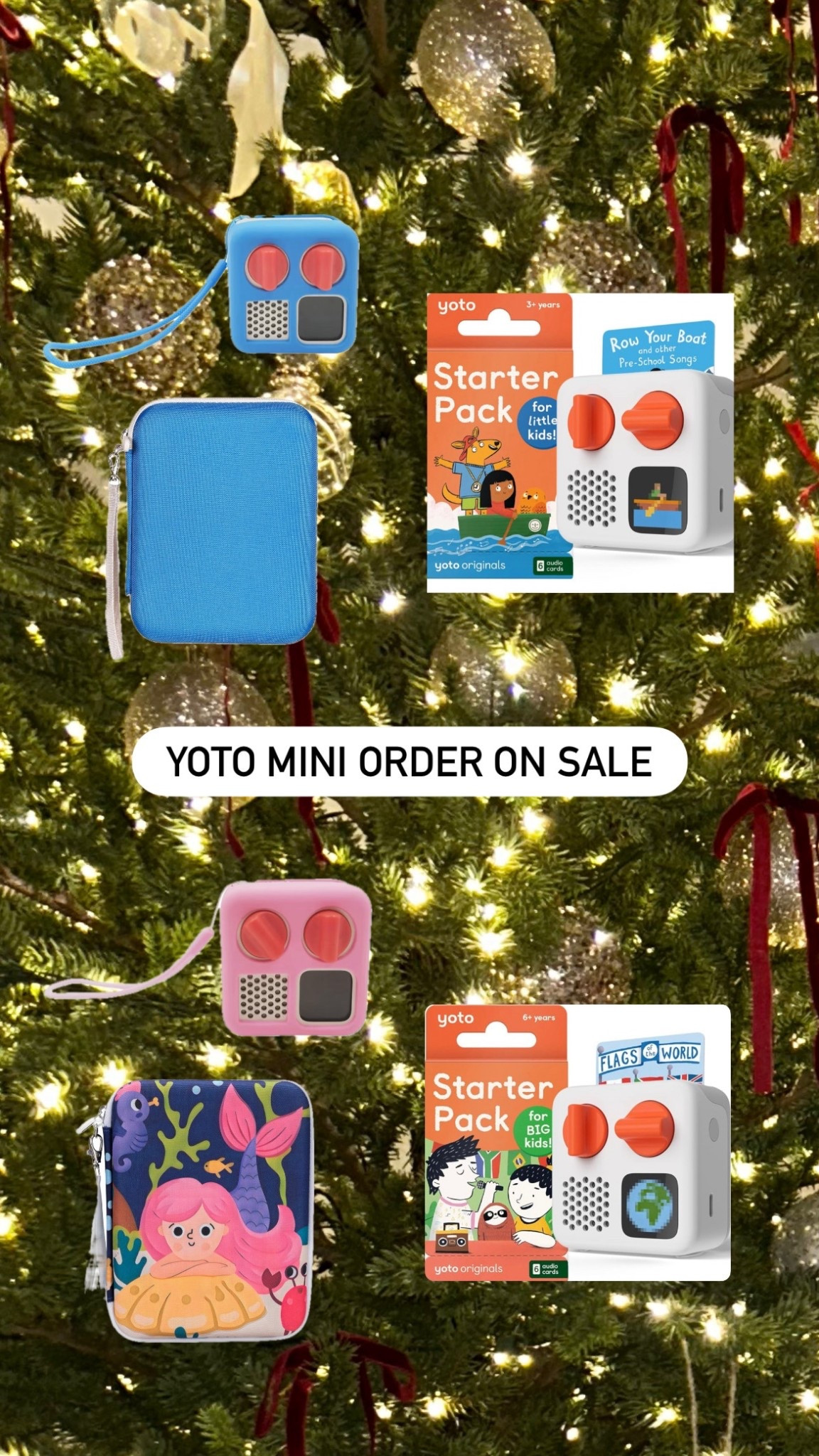 Yoto mini player bundles on sale! Grabbed all of this on Amazon for Christmas gifts! I grabbed a ton of cards from their actual site. 

Toddler gift, kid gift guide, audio player, screen-free activity, YOTO, Amazon find, Black Friday deals, cyber Monday, travel essential with kids 

#LTKGiftGuide #LTKKids #LTKCyberWeek