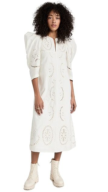 Santos Eyelet Dress | Shopbop