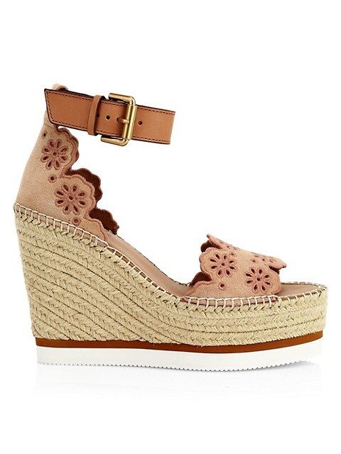 See by Chloé


Floral Laser-Cut Suede Platform Espadrille Wedge Sandals



4.7 out of 5 Customer... | Saks Fifth Avenue