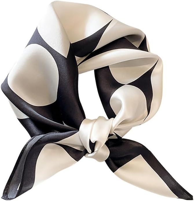 Mulberry Silk Scarfs Neck Scarf 21" Small Square Scarfs hair scarf bandana Neckerchief Headscarf ... | Amazon (US)