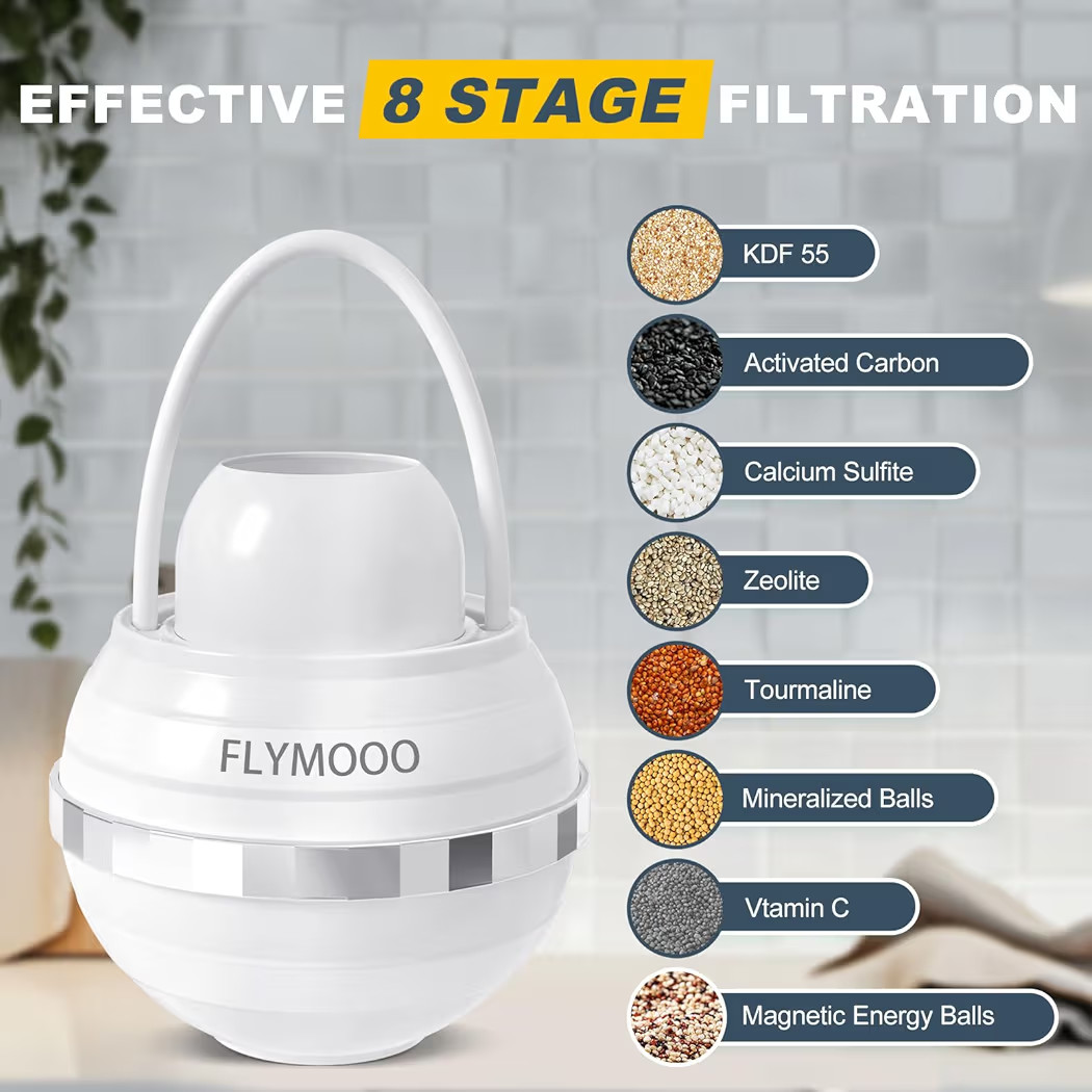 Bath Filter for Tub, Bathtub Faucet Water Filter with 8 Stages & 2,500 Gallons of Filtration to R... | Amazon (US)