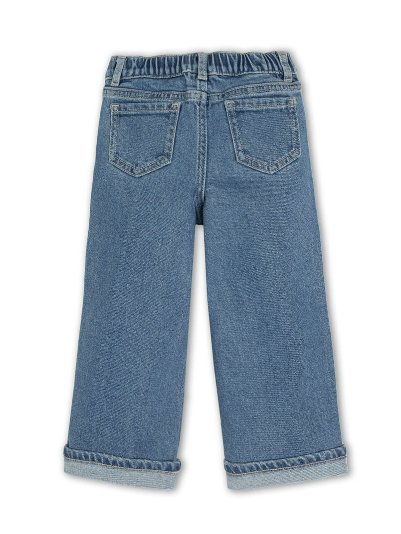 Wonder Nation Toddler Girl Fashion Denim Jeans, Sizes 12M-5T | Walmart (US)