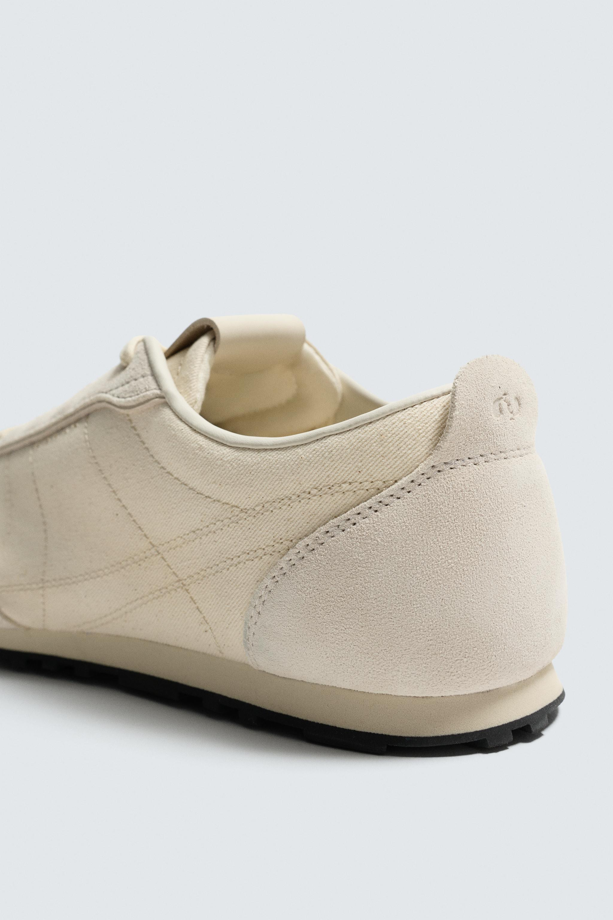 LEATHER SNEAKERS | Zara US