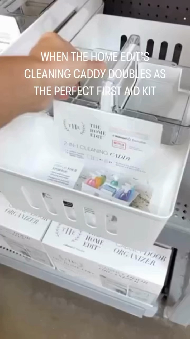 We love how @thetidyhomenashville turned the cleaning caddy from our @walmart collection into a first aid kit 🏥 Genius

#LTKStyleTip #LTKHome #LTKVideo