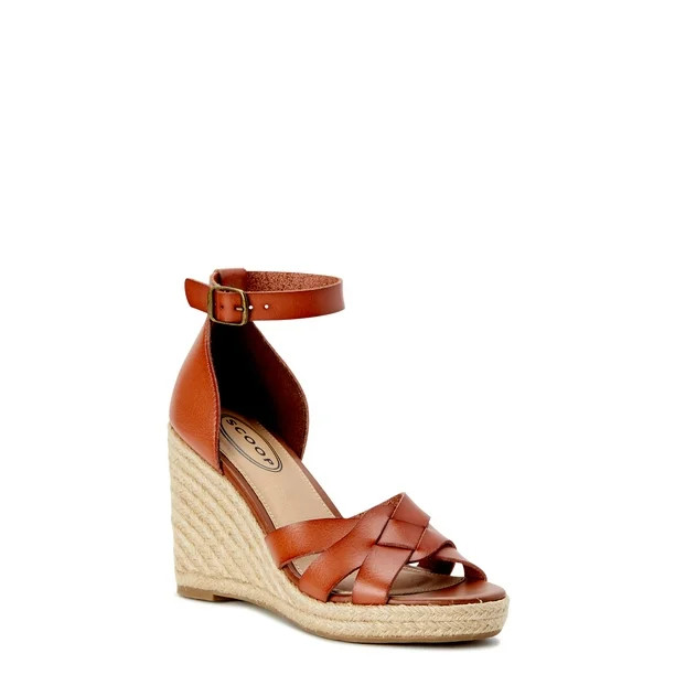 Scoop Emma Espadrille Wedge Sandal Women's | Walmart (US)
