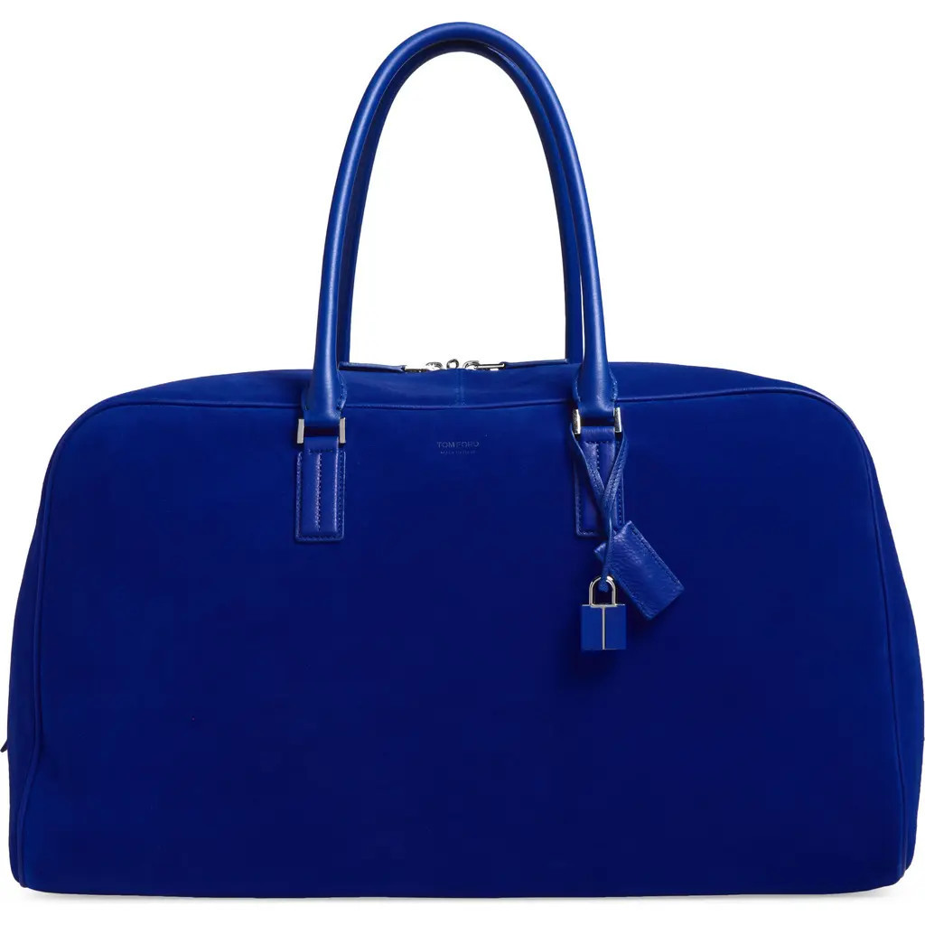 TOM FORD Suede Bowling Bag in 1V002 Electric Purple at Nordstrom | Nordstrom