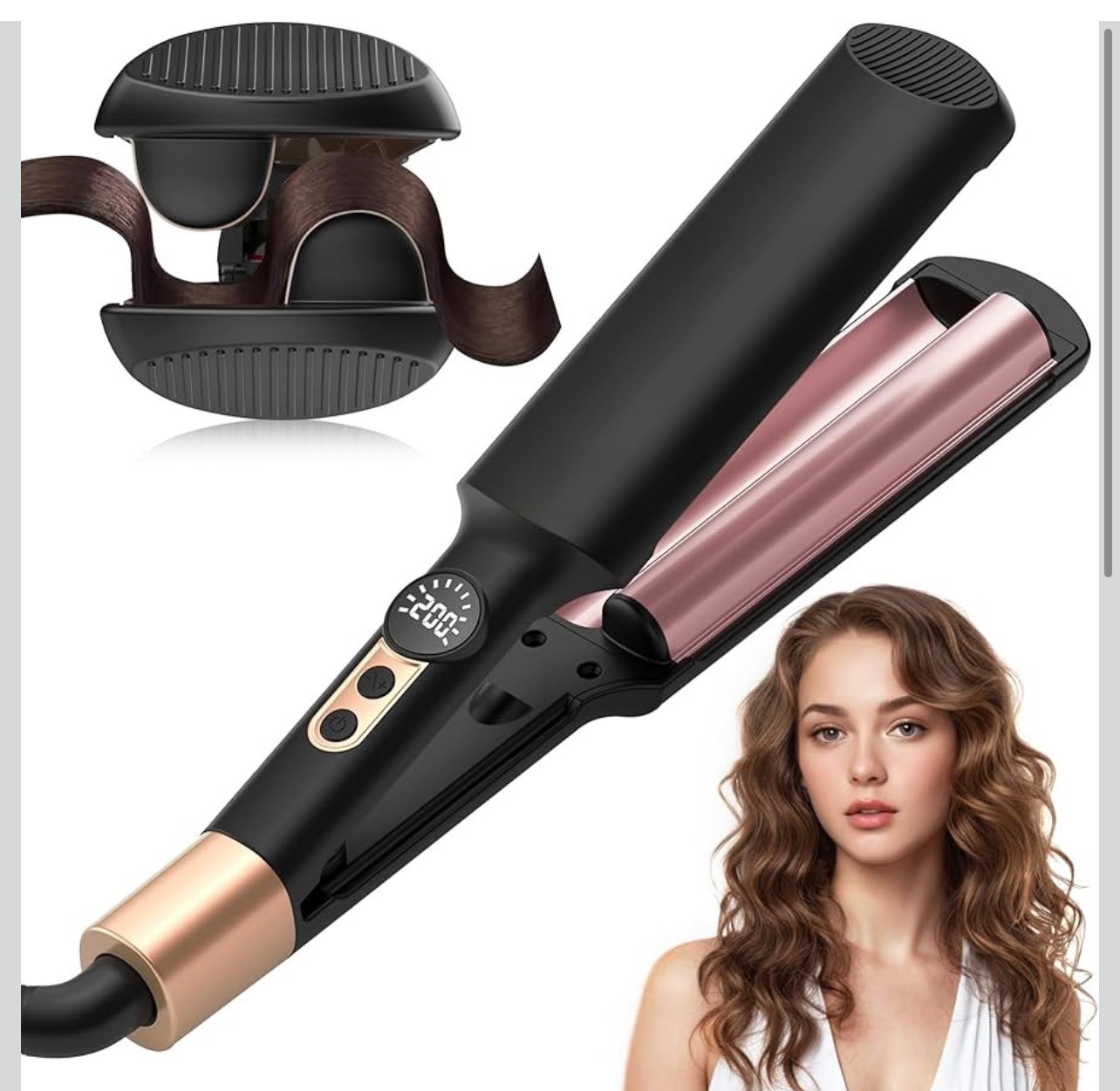 Found this Hair Crimper for 50% off, through 4/12 while supplies last. Creates soft, natural-looking waves every time. Simply clamp, hold for 8–10 seconds, and release

Was $29.99
Now $15.00 with promo code U9J9SCA2, apply code at checkout. 


#LTKmorningroutine #LTKSaleAlert #LTKBeauty