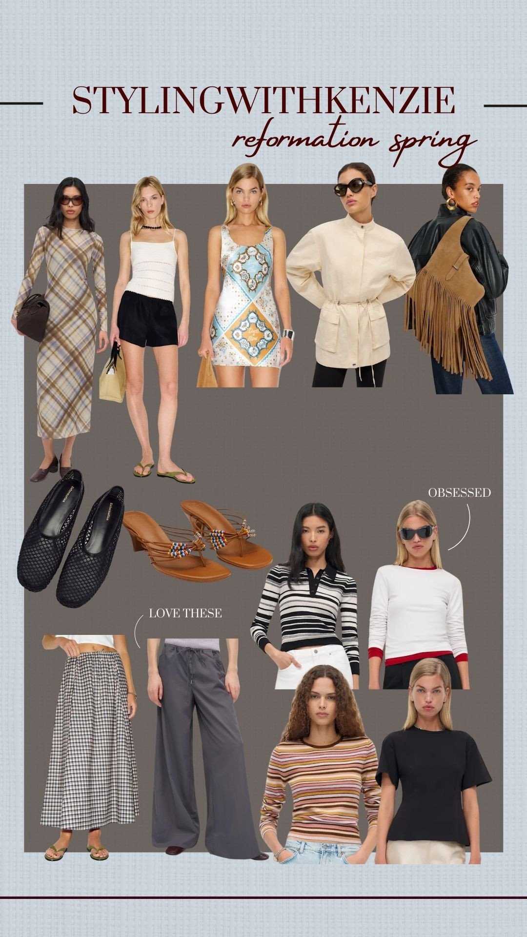 REFORMATION SPRING STYLES!! 

 #LTKmomlife #LTKSeasonal #LTKMidsize