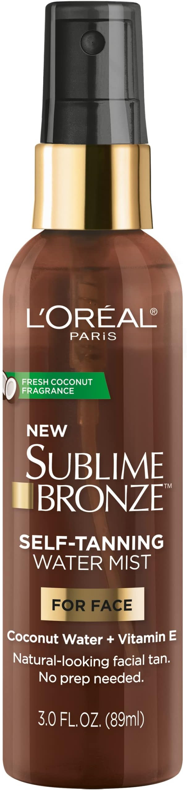 L\u2019Or\u00e9al Paris Self-Tanning Water Mist for Face, Sublime Bronze, With Coconut Water + Vi... | Amazon (CA)