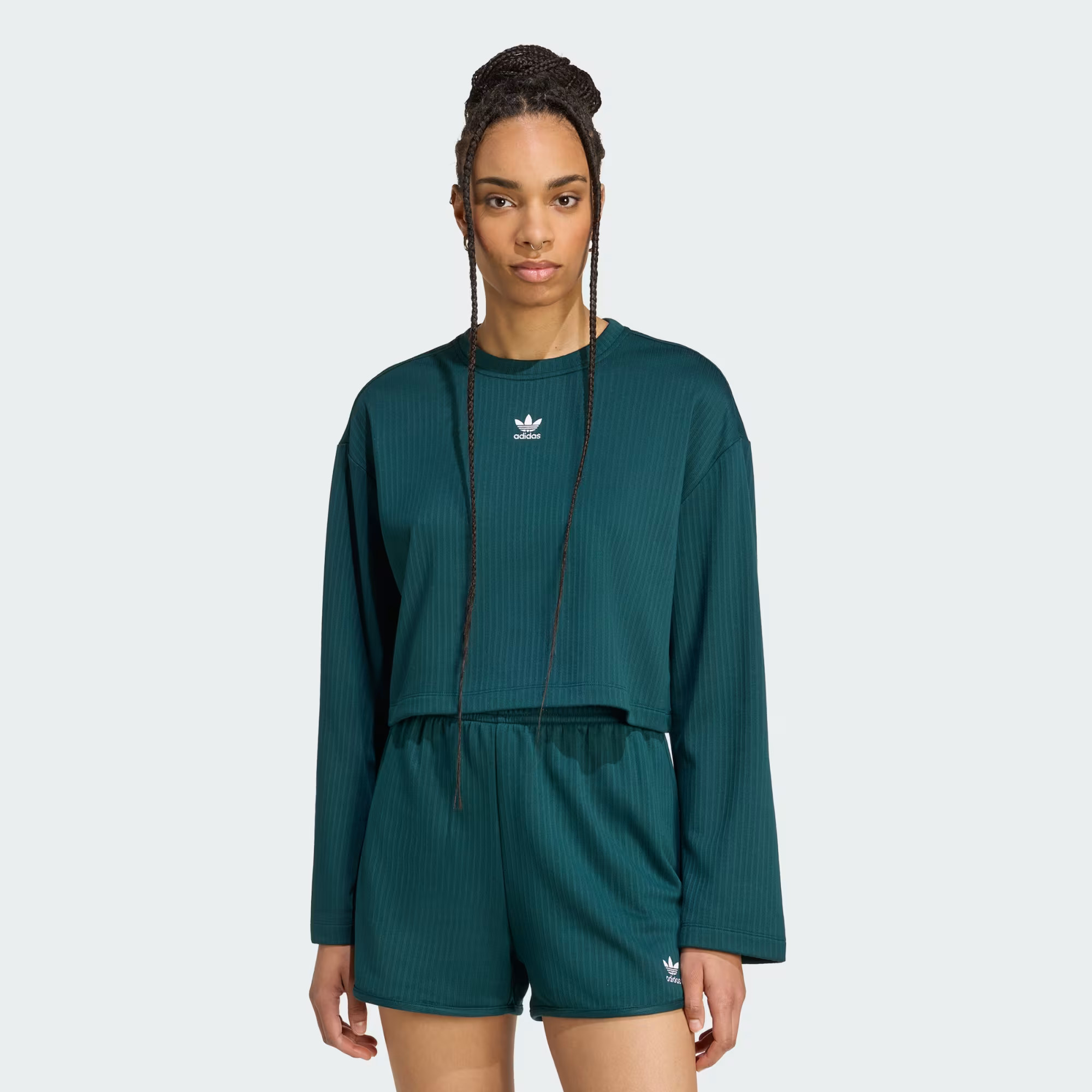 Essentials Winterized Wide Rib Long Sleeve | adidas (US)