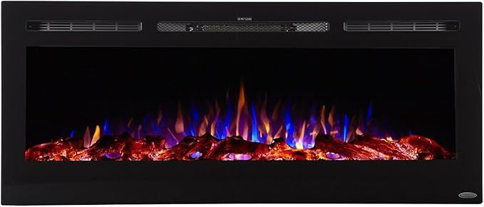 Touchstone Sideline Recessed Mounted Electric Fireplaces (50 Inches) | Amazon (US)