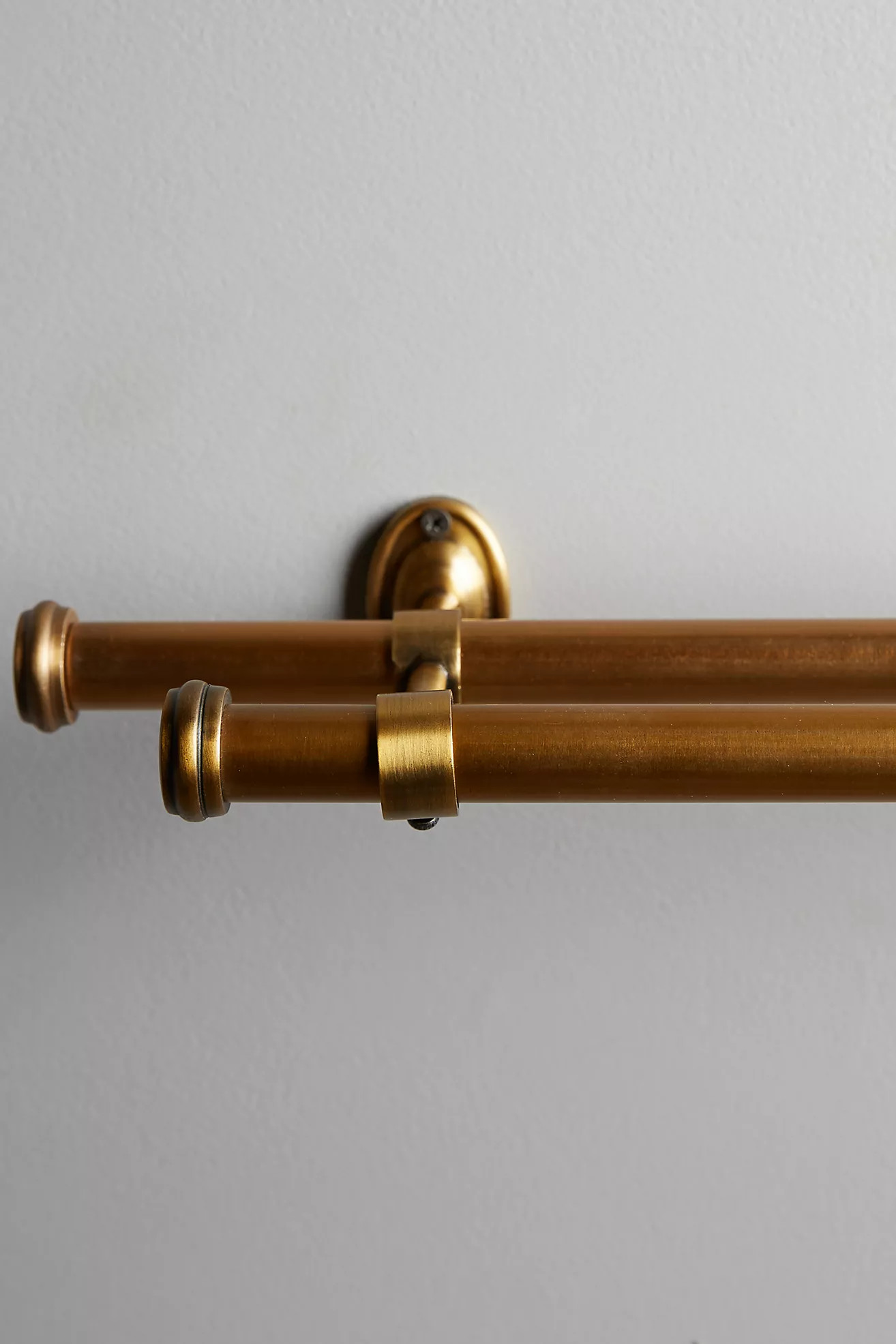 Smithery Adjustable Double Curtain Rod | Anthropologie (US)