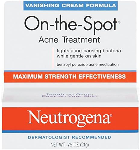 Neutrogena On-The-Spot Acne Spot Treatment with 2.5% Benzoyl Peroxide Acne Treatment Medicine to Tre | Amazon (US)